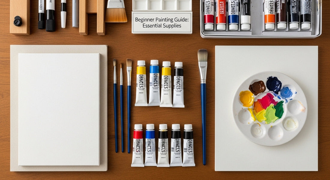 Beginner-Friendly Painting Supplies: What to Buy First (and What to Skip)
