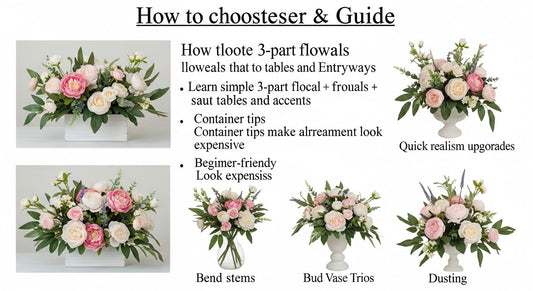 Faux Florals That Look Real: Easy Arrangements for Tables and Entryways