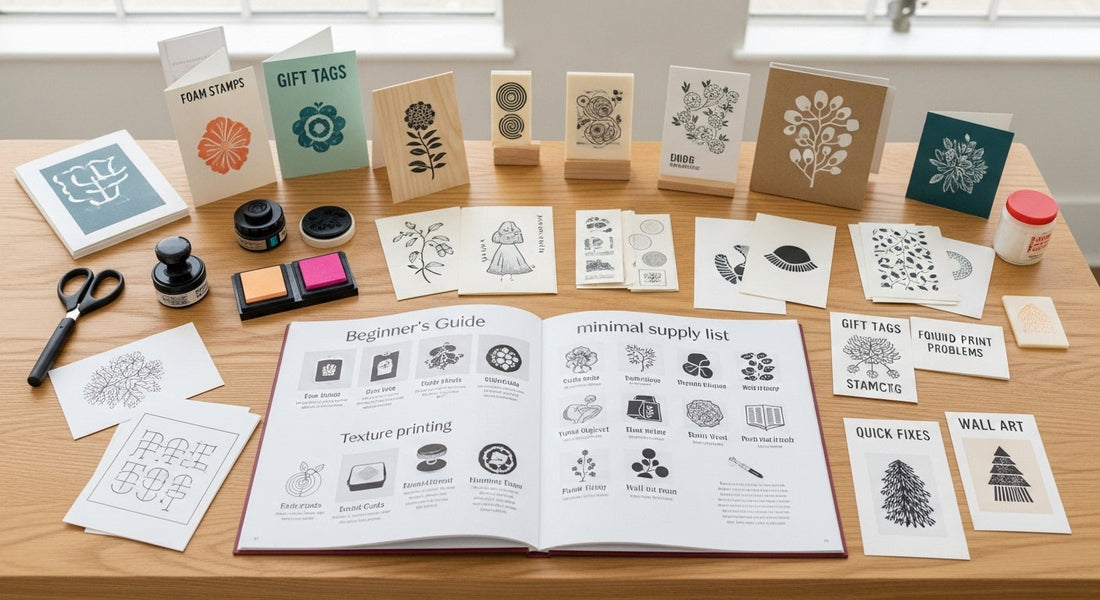 Printmaking Without Carving: Easy Stamp-Style Prints Anyone Can Do