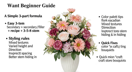 Artificial Flowers 101: How to Mix Stems So Arrangements Don’t Look Fake