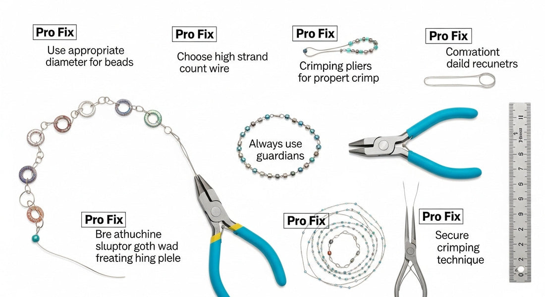 5 Common Beading Wire Mistakes That Make Jewelry Break (and How to Fix Them)