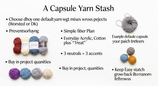 The Capsule Yarn Stash: Build a Small, Versatile Yarn Set for Multiple Projects