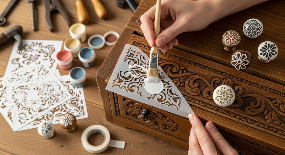 How to Use Stencils for Professional-Looking Furniture Flips (Beginner Tips)
