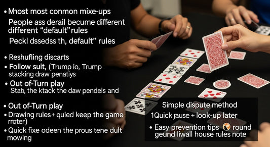 Card Game Rules Everyone Mixes Up: Common Mistakes and How to Fix Them Fast