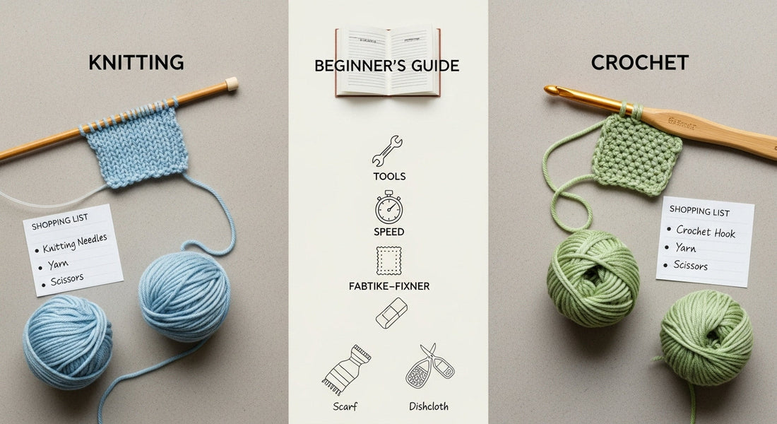 Knitting vs. Crochet: Which One Should You Start With (and What You Need First)