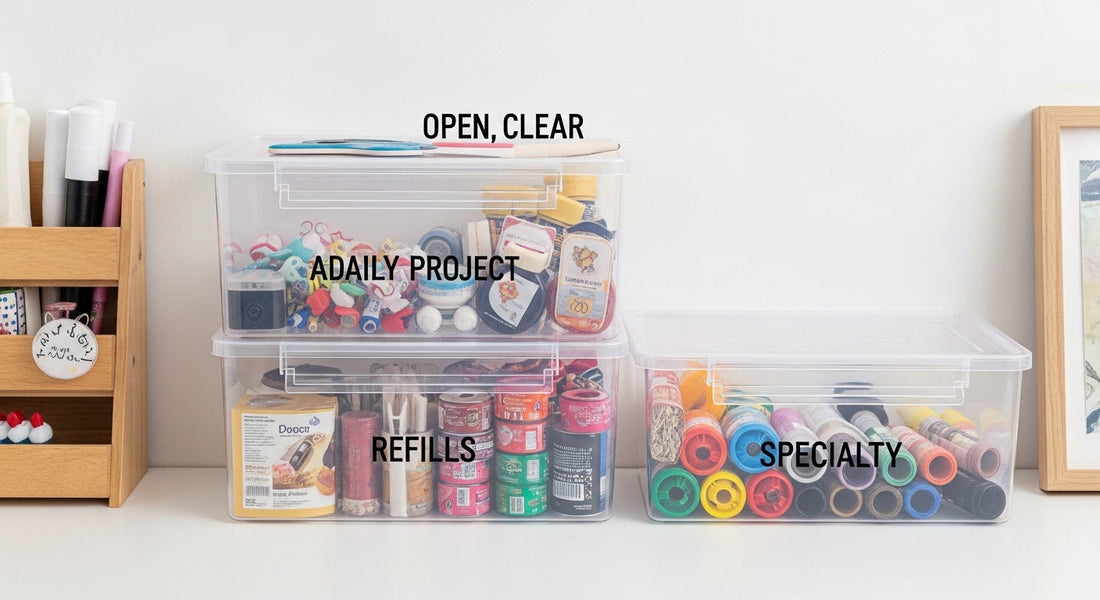 Beginner-Friendly Craft Storage: A Simple System to Stop Buying Duplicates