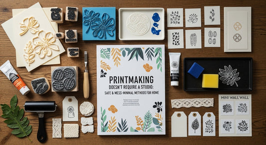 Printmaking at Home: A Beginner Guide to Safe, Mess-Minimal Prints