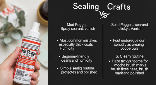 How to Seal Crafts Properly: Mod Podge vs. Spray Sealant vs. Varnish (No Cloudy Finish)