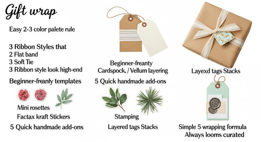 DIY Gift Wrap That Looks Boutique: Ribbons, Tags, and Simple Add-Ons You Can Make