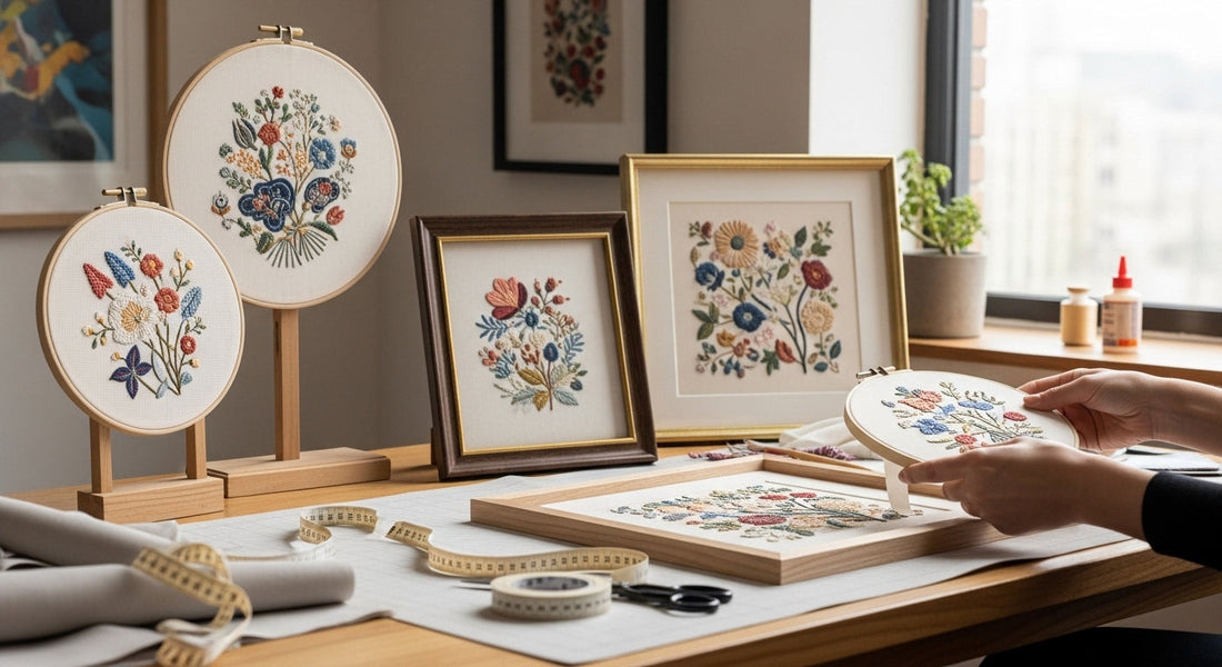 Textile Art for Wall Decor: How to Frame Embroidery and Fabric Samples
