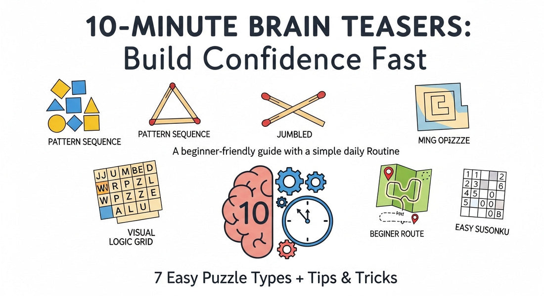 Brain Teasers for Beginners: 10-Minute Puzzles That Build Confidence Fast