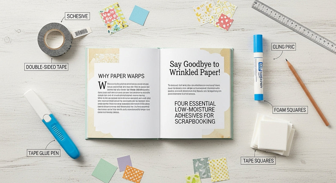 Choosing the Right Adhesive for Paper Crafts: A Guide to Warp-Free Scrapbooking