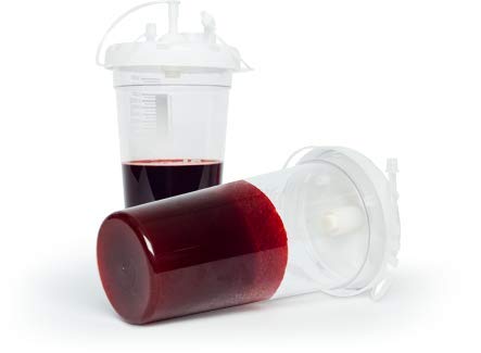 DiSorb Suction Canister Sterilizer Absorbent Powder - Absorbs Bodily Fluids & Blood - For Hospitals, Health Care Facilities, Veterinary Clinics - EPA Approved Solidifier - 2000cc -100 Bottles Per Case