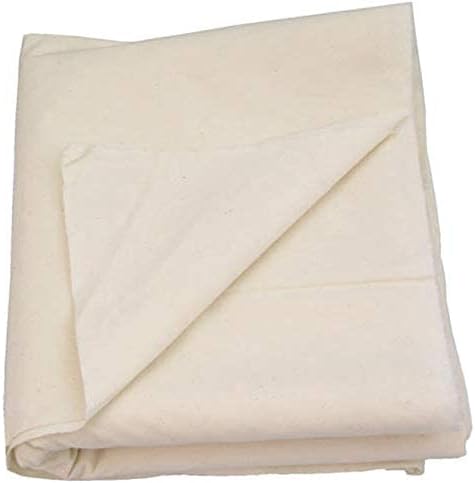 AK TRADING CO. Muslin Fabric/Textile Unbleached - Draping Fabric - Natural 1 Yard Medium Weight - 100% Cotton (63in. Wide)