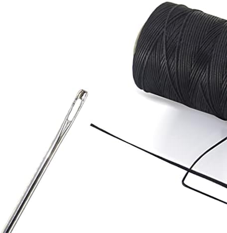 4“ Upholstery Large Eye Long Needle Apply to Home or Work Hand Sewing Tapestry Embroidery (4 inchX2 + Leather)