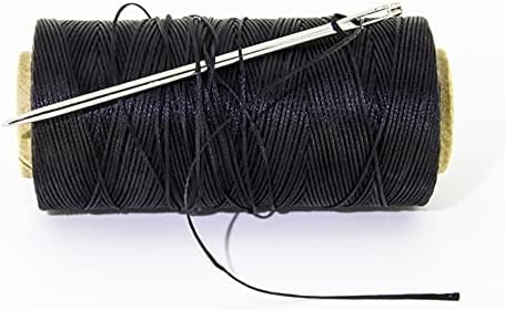 4“ Upholstery Large Eye Long Needle Apply to Home or Work Hand Sewing Tapestry Embroidery (4 inchX2 + Leather)