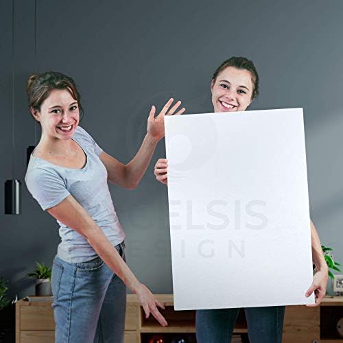 White Foam Board 22 x 28 x 3/16" (5mm) Inch, 15 Pack Acid-Free Foam Core Poster Board Sheets for Art, Crafts, Presentation, Vision Board, Signboard, and Party Decorations