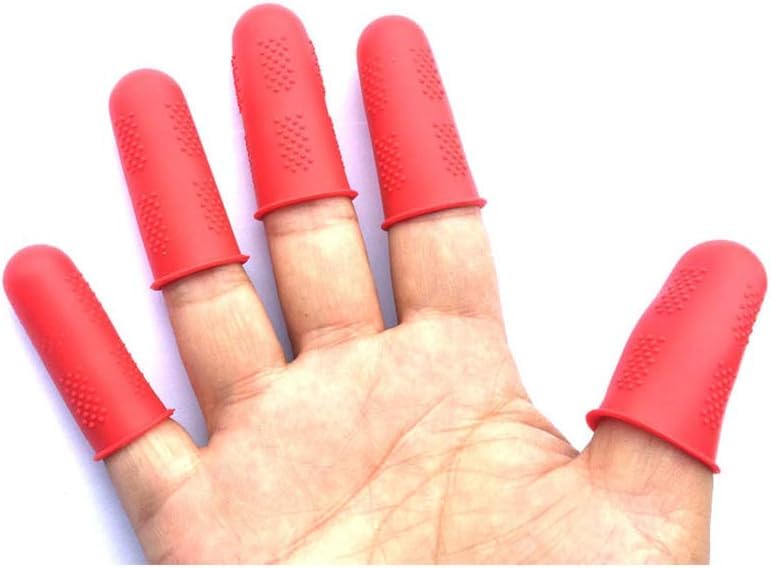 3Pcs Silicone Finger Protector for Hot Glue Gun for Hot Glue, Rosin Wax, Resin, Adhesives, Scrapbooks, Sewing Art Glues and Pastes Craft Supplies