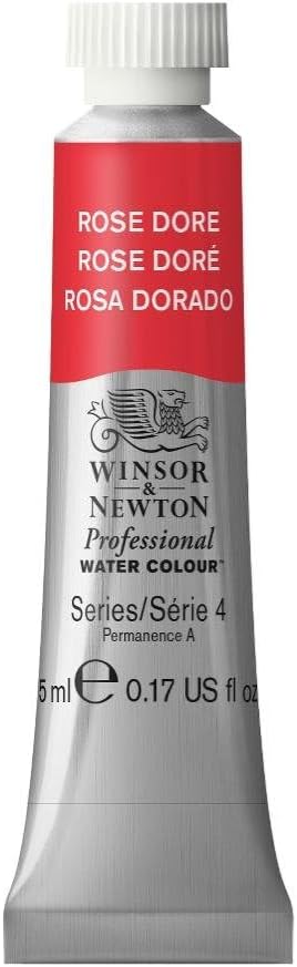 Winsor & Newton Professional Watercolor, 5ml (0.17-oz) Tube, Rose Dore