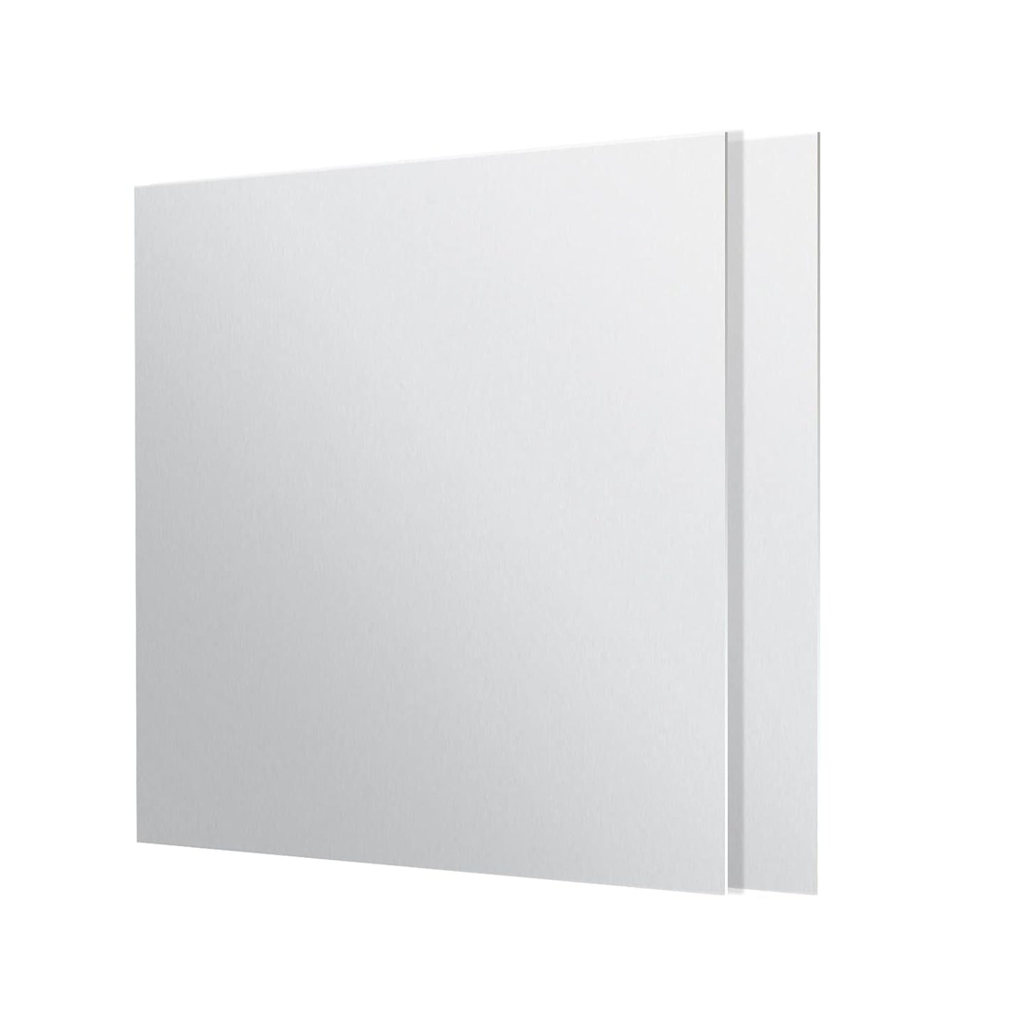 2 Pieces 6061 T651 Aluminum Sheet Metal 6 x 6 x 1/16Inch Thickness Rectangle Metal Plate, 1.5mm Aluminum Sheet, Plate for Crafting, Industry