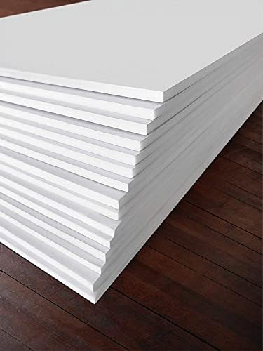 White Foam Board 11 x 14 x 1/8" (3mm) Inch, 15 Pack Acid-Free Foam Core Poster Board Sheets for Art, Crafts, Presentation, Vision Board, Signboard, and Party Decorations