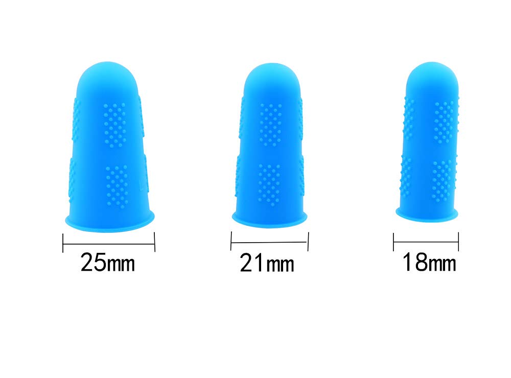 30 Pieces Silicone Hot Glue Gun Finger Caps, 5 Colors Finger Guard Protectors or Glue/Sewing/Wax/Rosin/Resin/Honey/Adhesives/Scrapbooking (30PCS)…