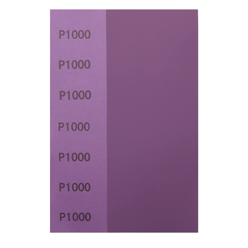 Sandpaper 1000 Grit,Wet Dry Sanding Sheets,High Performance Ceramic Abrasive Sand Paper for Wood Furniture Finishing,Metal Grinding,Automotive Polishing,9 x 3.6 Inch,25-Pack