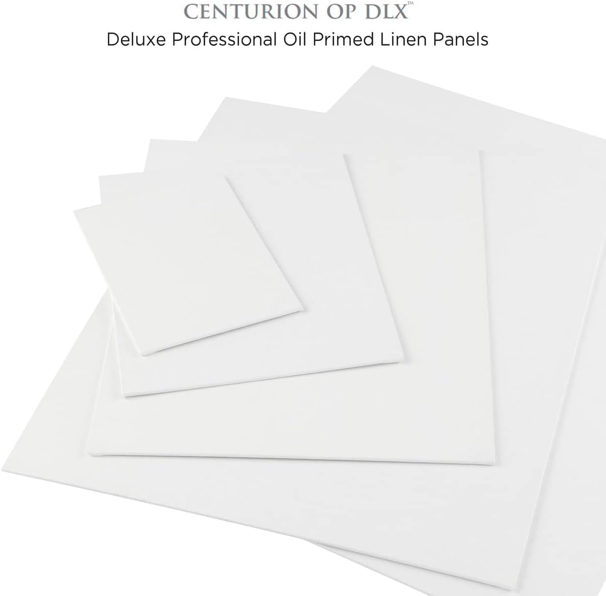 Centurion Deluxe Professional Oil Primed Linen Canvas Panels - 6x8-12 Pack of Linen Canvases for Painting, Artwork and More