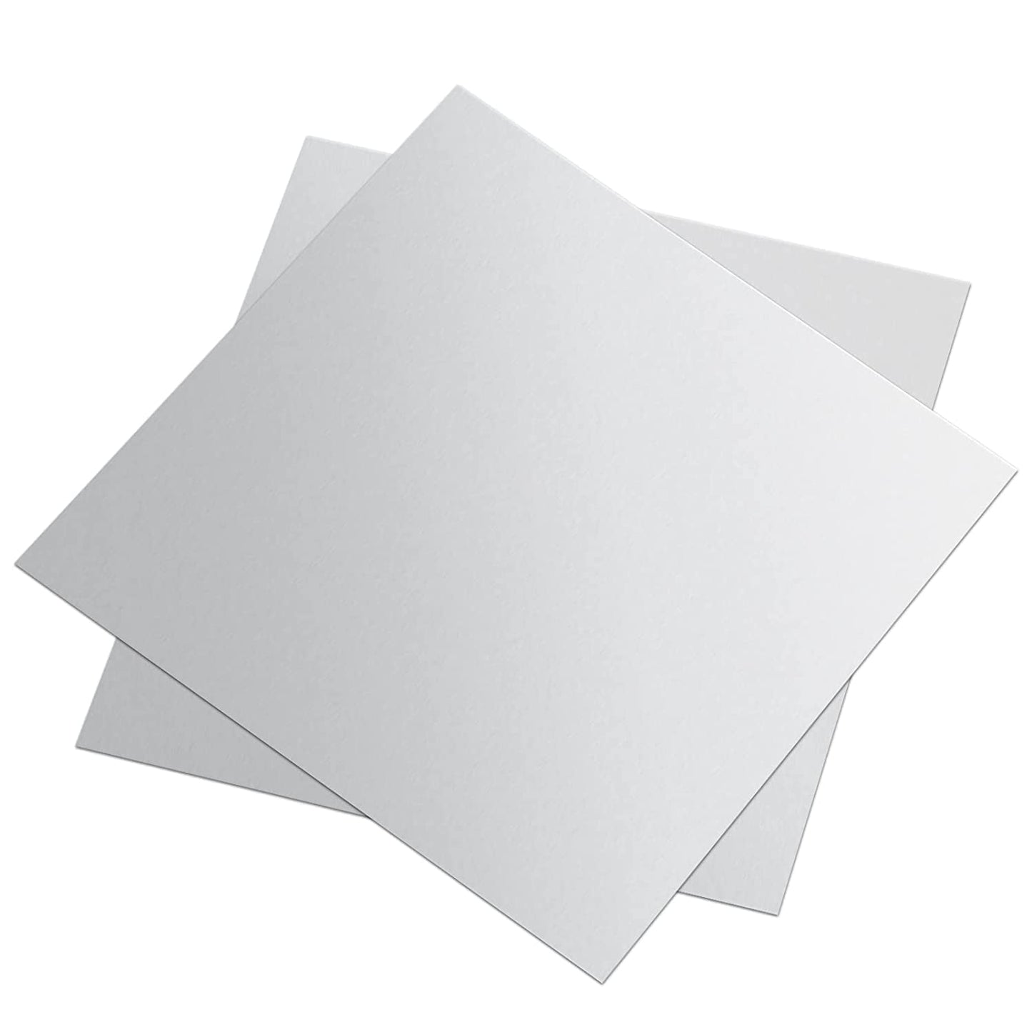 2 Pieces 6061 T651 Aluminum Sheet Metal 12 x 12 x1/8 Inch Thickness Rectangle Metal Plate, 3mm Aluminum Sheet, Plate for Crafting, Industry
