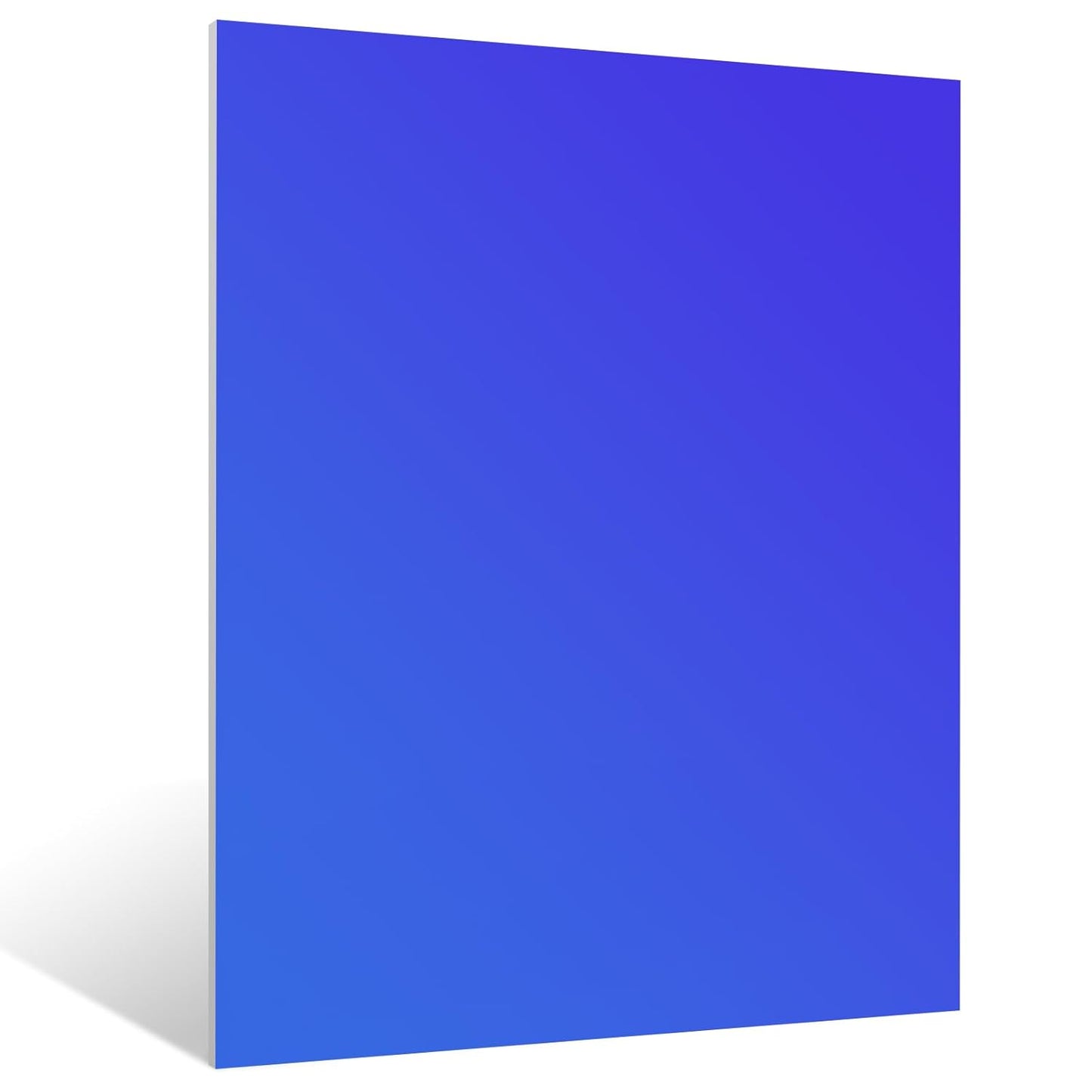 Anodized Aluminum Sheet Metal 11.3 x 11.3 x 1/32 Inch Metal Plates Engraving Blanks for CNC Laser Engraving DIY Card, 0.8MM Thin Decorative Aluminum Sheets for Crafting (Blue)