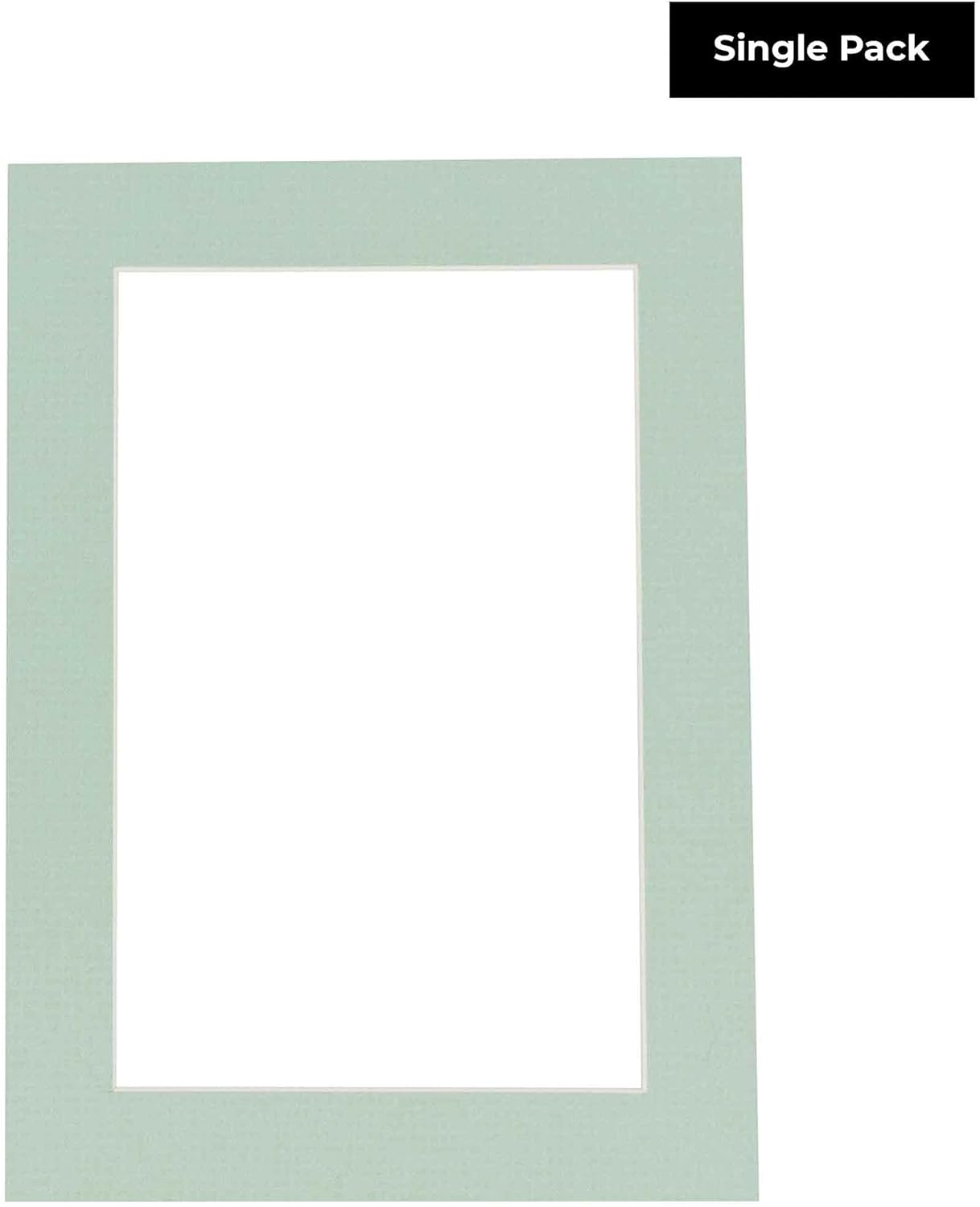 8x10 Mat Bevel Cut for 5x8 Photos - Acid Free Honeydew Green Precut Matboard - For Pictures, Photos, Framing - 4-ply Thickness