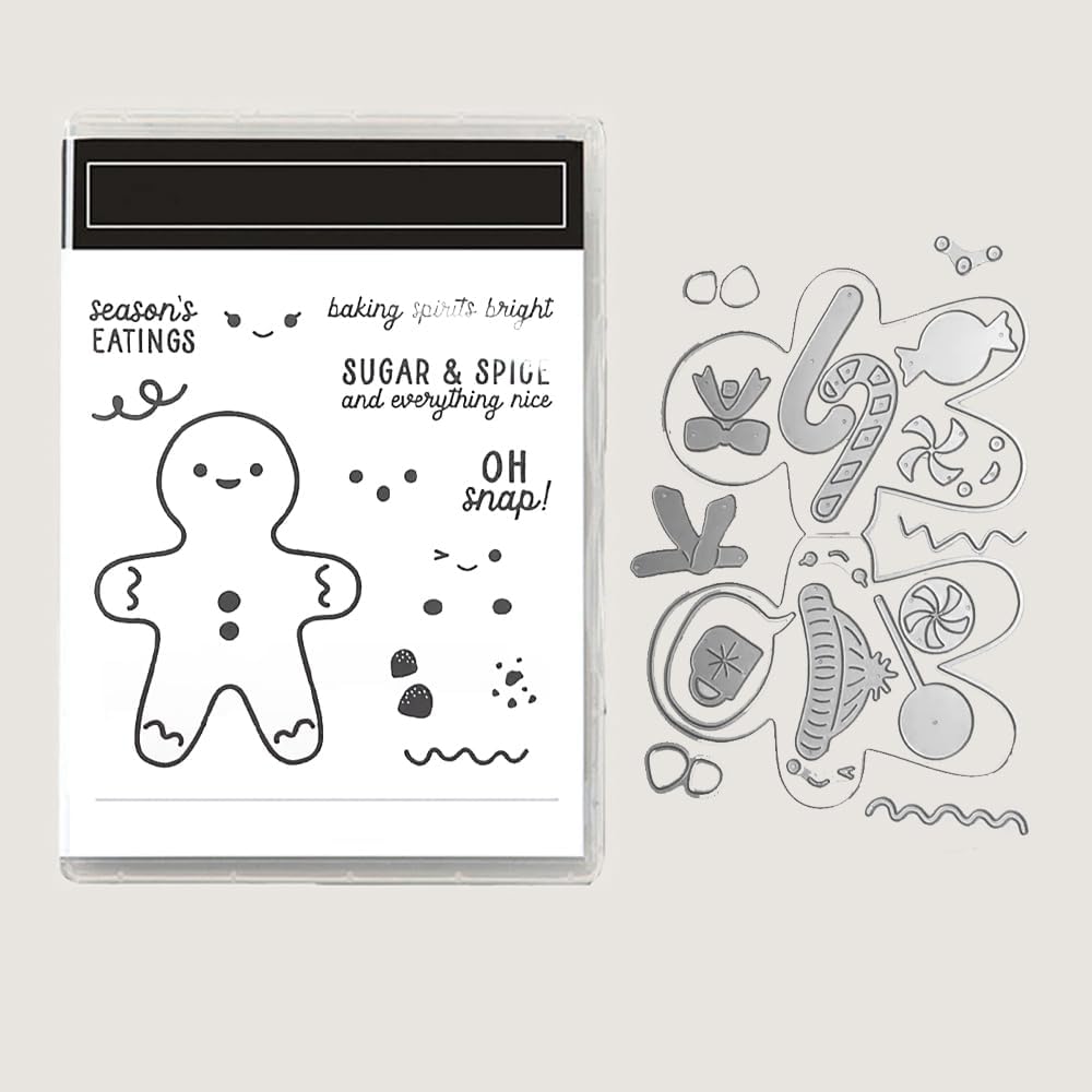 2025-2026 Stamps and Dies for Card Making, Stamps and Dies Set 2025 for Christmas and Halloween, Die Cut DIY Various Festivals Album Scrapbooking Birthdays Greeting Card (M4287)