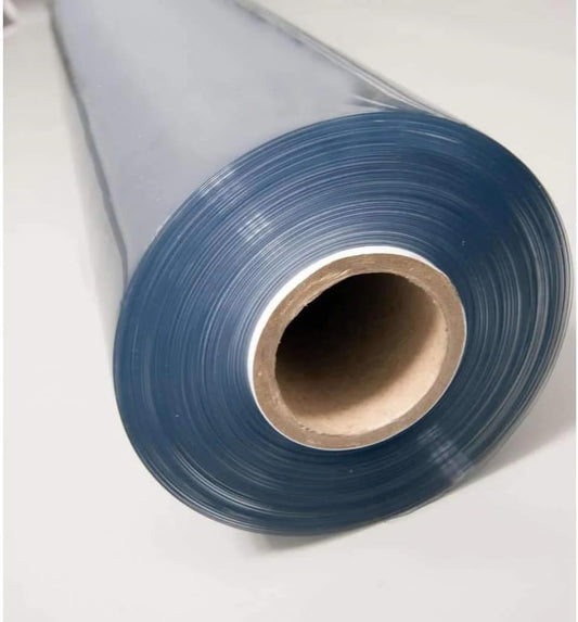 Metro Screenworks Clear Vinyl Roll (Partial) - Marine Grade Vinyl 20 Gauge Sheet - 72-in x 8 Yards - Double Polished Heavy Duty Plastic Sheeting for Windows, Boats, Greenhouse, & More