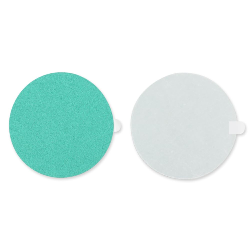 BHA 5” Green Film PSA Self Adhesive Sanding Discs - 50 Pack - Wet/Dry, Sticky Back, Premium Aluminum Oxide for Long-Lasting, Low-Dust & Load Resistant Sanding and Surface Finishing - 1500 Grits
