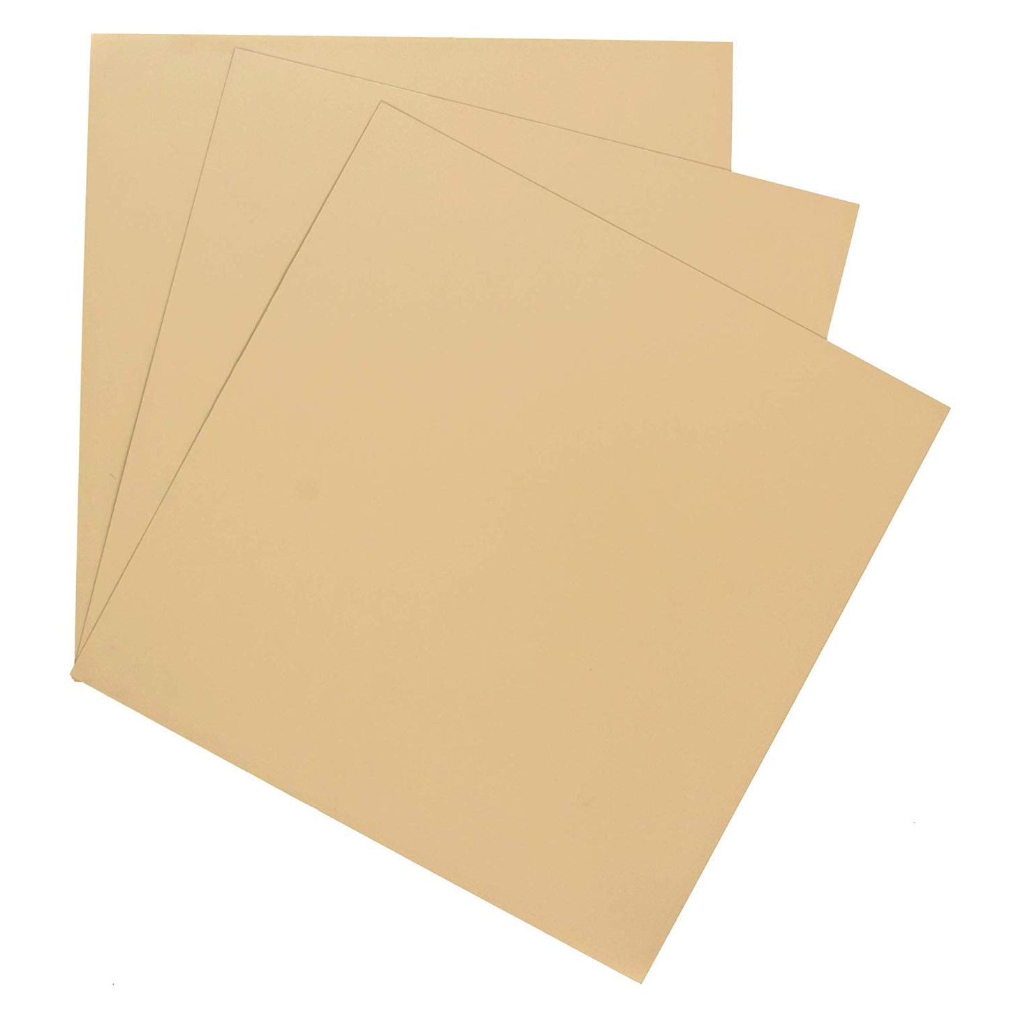 EAGLE 1: 12" x 12" 26 Gauge Sheet Metal Squares (3 Pack Per Order, Multiple Colors) Great for Arts, Crafts, DIY Home or Work Projects (6" X 6", Sahara Tan)