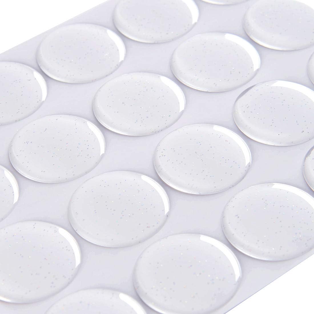 1 Inch Epoxy Stickers Craft Bottle Caps Stickers for Hair Bows Pendants Scrapbooks 100 PCS 200PCS (Glitter1, Quantity:100)