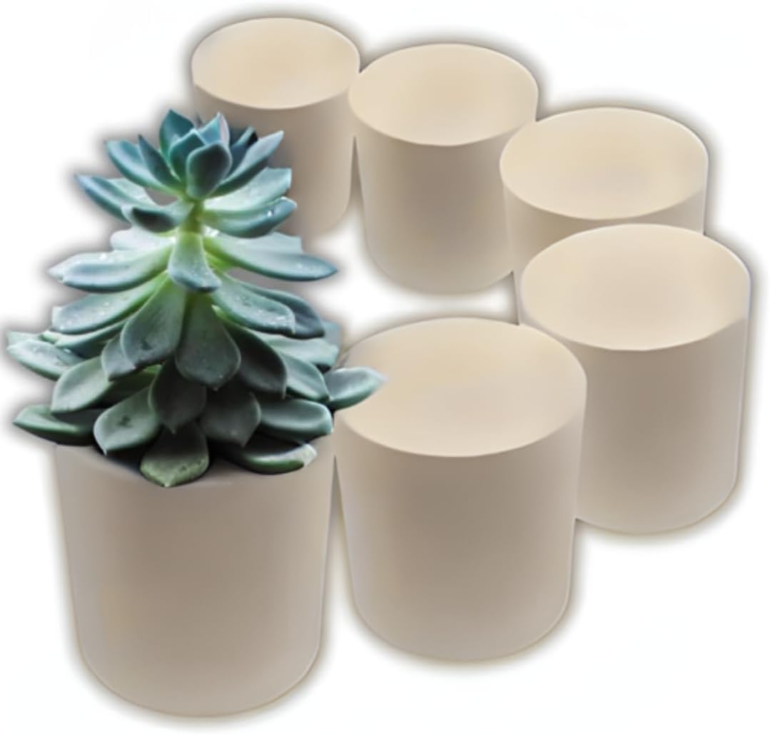 XCEL Floral Foam Block Unlike Any Other - Reusable Floral Blocks Flower Foam for Artificial Flower Arrangements (Cream - 3" x 3" Round (10 Pack))