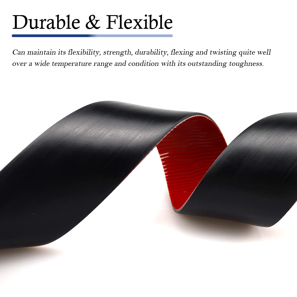 Neoprene Rubber Strips Self Adhesive Solid Rubber Sheets, Rolls & Strips for DIY Gaskets Crafts Pads Seals Warehouse Flooring Neoprene Sheet with Adhesive Backing (3" Wide x 1/16" Thick x 10' Long)