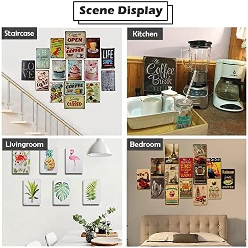 Funny Tin Sign Tomato Varieties Poste Metal Poster Plaques for Home Living Room Kitchen Cafe Bar Vintage Wall Decor Metal Sign 12 x 8 IN