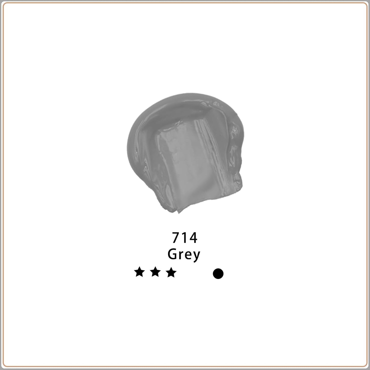 Artecho Grey Acrylic Paint, Grey Paint (120ml / 4.05oz) Tubes, Art Craft Paints for Canvas, Rock, Stone, Wood, Fabric, Art Supplies