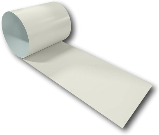 Eagle 1:24 Gauge KYNAR 500 Sheet Metal Flashing Rolls-10 FT Long-Heavy Duty Pre-Finished Rolls-Commercial Grade-Roofing Flashing, Fascia Cover, Coping Cap-Multiple Sizes (12" x 10 FT, Sandstone)