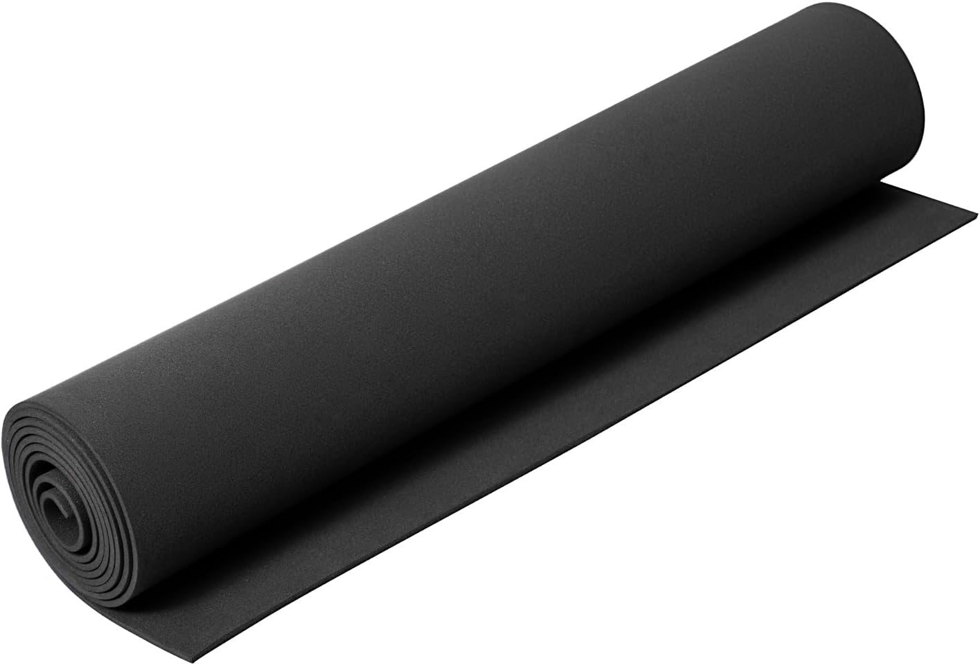 AMZQNART EVA Foam 2mm, Cosplay Foam Roll 16 x 59in (6.5sqft) Black, Suitable for Large Foam Cosplay Modeling, DIY Projects, Crafts, Ultra High Density 90 kg/m3.