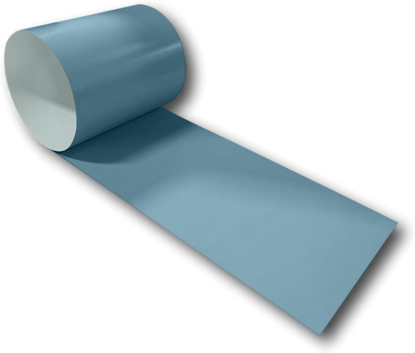 Eagle 1-24 Gauge KYNAR 500 Sheet Metal Flashing Rolls-10 FT Long-Heavy Duty-Commercial Grade-Roofing Flashing, Fascia Cover, Coping Cap-Multiple Sizes (30" x 10 FT, Slate Blue)