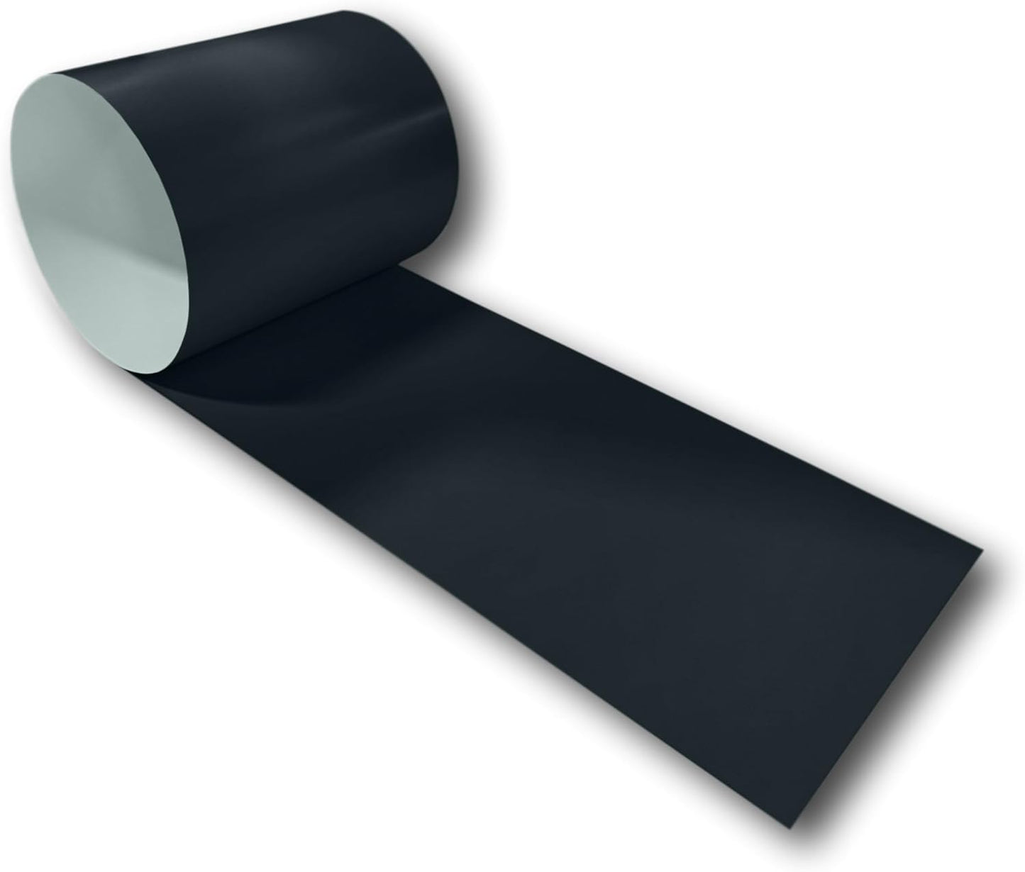 Eagle 1: 24 Gauge KYNAR 500 Sheet Metal Flashing Rolls-10 FT Long-Heavy Duty Pre-Finished Rolls-Commercial Grade-Roofing Flashing, Fascia Cover, Coping Cap-Multiple Sizes (12" x 10 FT, Matte Black)