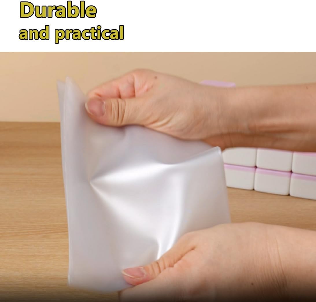 aoG Mahjong Card Holder, Large Print, 1 Pcs, for Mah Jongg Hands and Rules, Non Glare, PVC Plastic, Soft, Durable, 2025