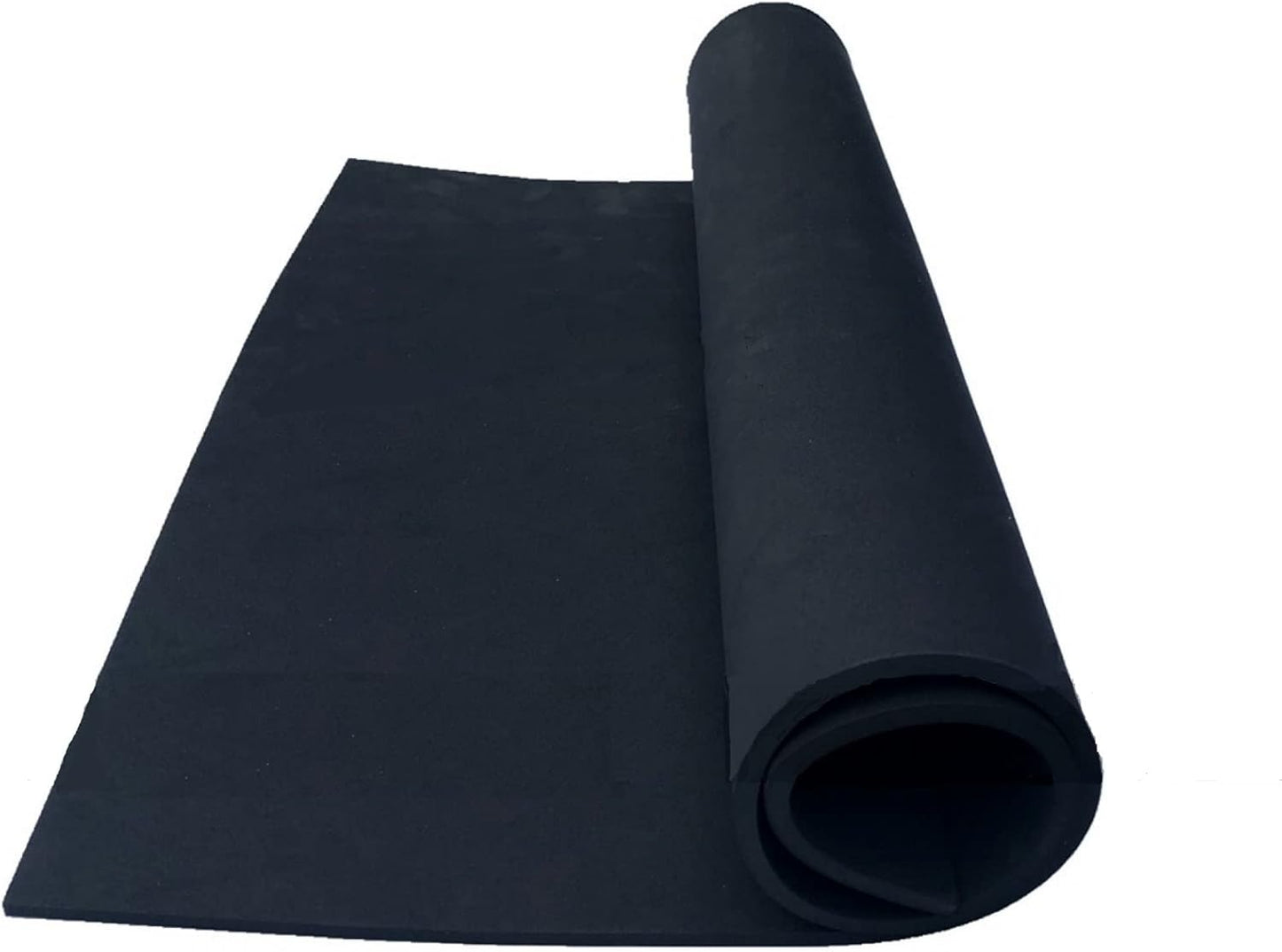 Labzhang Black EVA Foam Cosplay, 1 Piece of 6mm Craft Foam,Cosplay Foam, 14" x 39" Ultra-high Density 80 kg/m3 EVA Foam Sheets