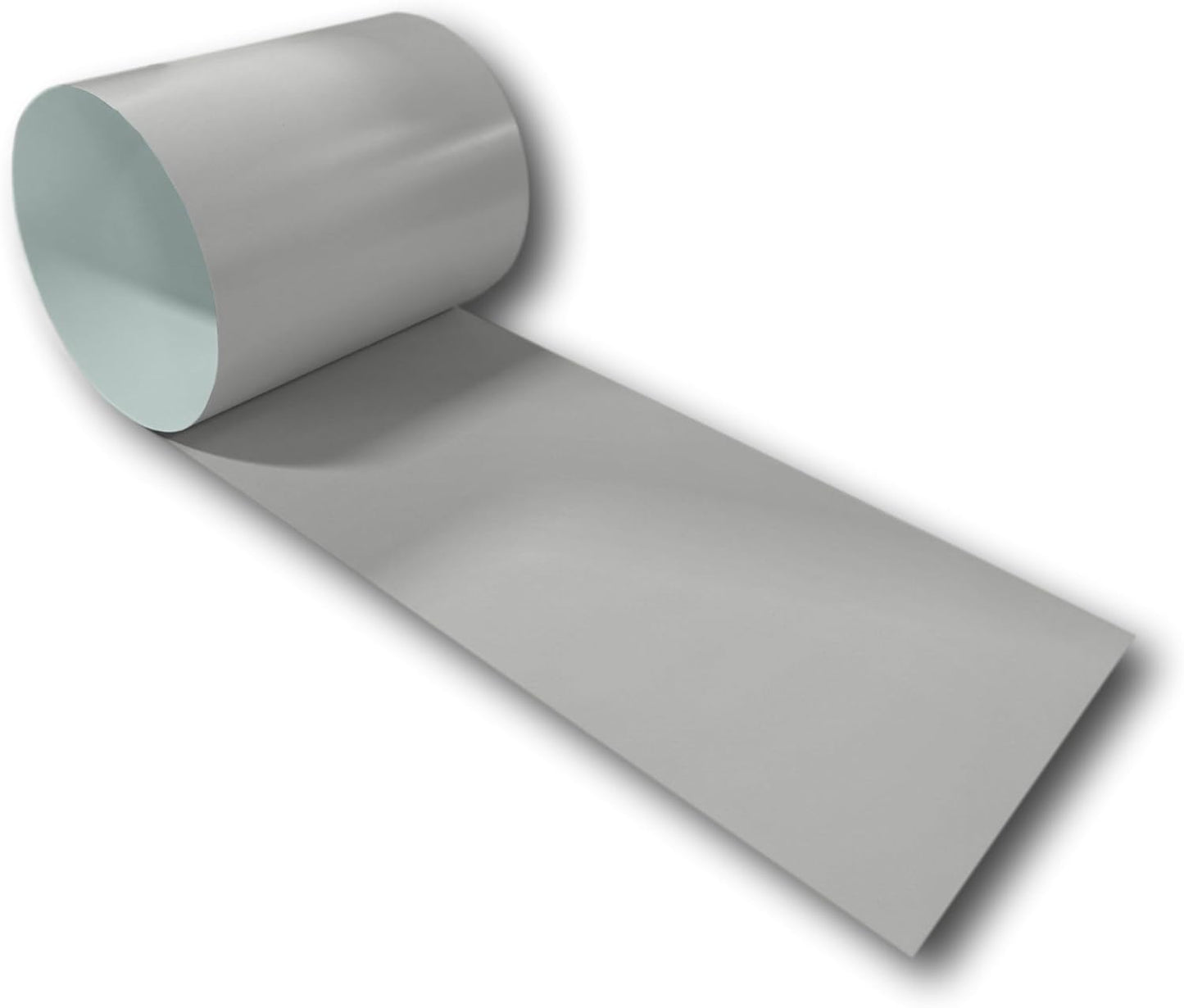 Eagle 1: 24 Gauge KYNAR 500 Sheet Metal Flashing Rolls-10 FT Long-Heavy Duty Pre-Finished Rolls-Commercial Grade-Roofing Flashing, Fascia Cover, Coping Cap-Multiple Sizes (6" x 10 FT, Ash Gray)