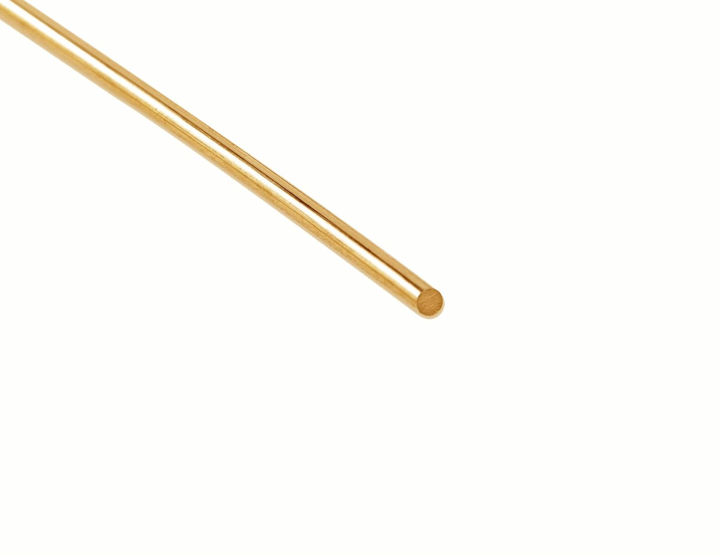 14 Gauge, Jeweler's Brass Wire, Red Brass, Round, Dead Soft, CDA #230 Alloy Jewelry Grade Made in USA - 5FT by CRAFT WIRE