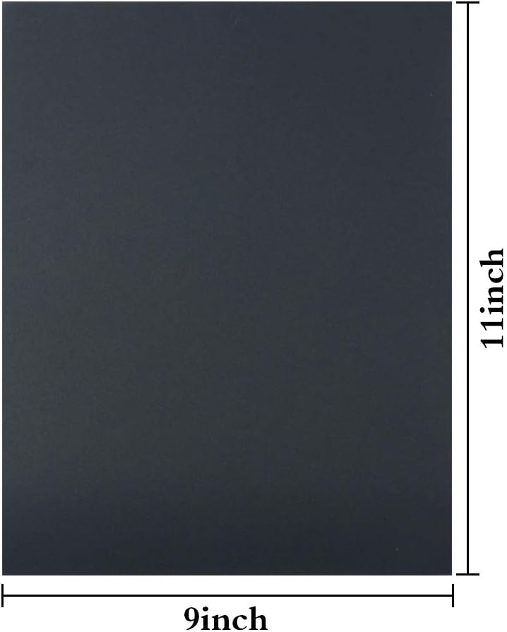 Sandpaper Sheets 9 x 11 Inch 30PCS, Wet Dry Sandpaper Assortment 600/800/1000/1200/1500/2000 Fine Grit, Silicon Carbide Abrasive Sand Paper for Automotive Polishing, Metal Sanding