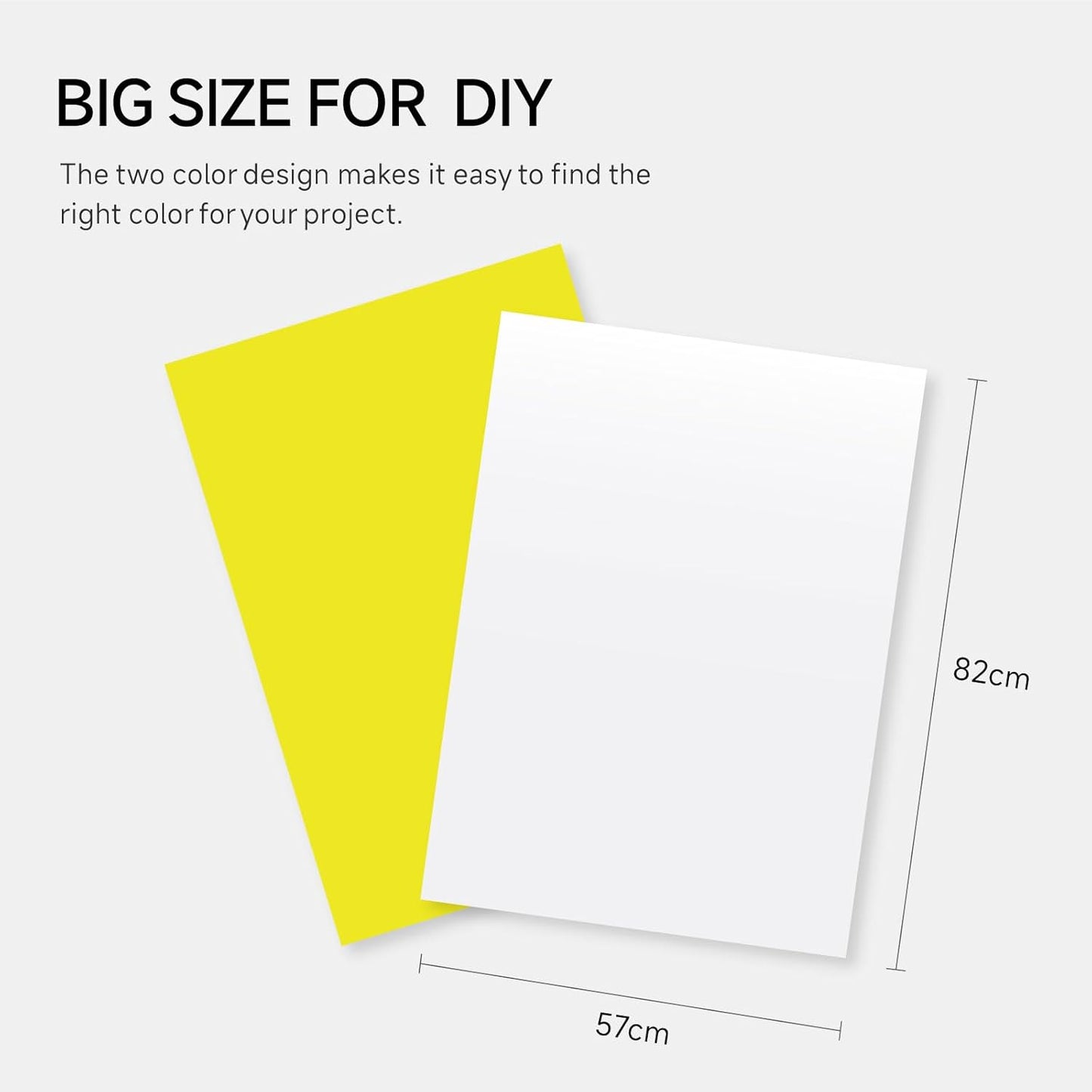 Kearing Dressmakers Tracing Paper Yellow/White Large Sized 82x57cm(32" x 22") Tracing Paper for Sewing, Fashion Design, Embroidery Tracing